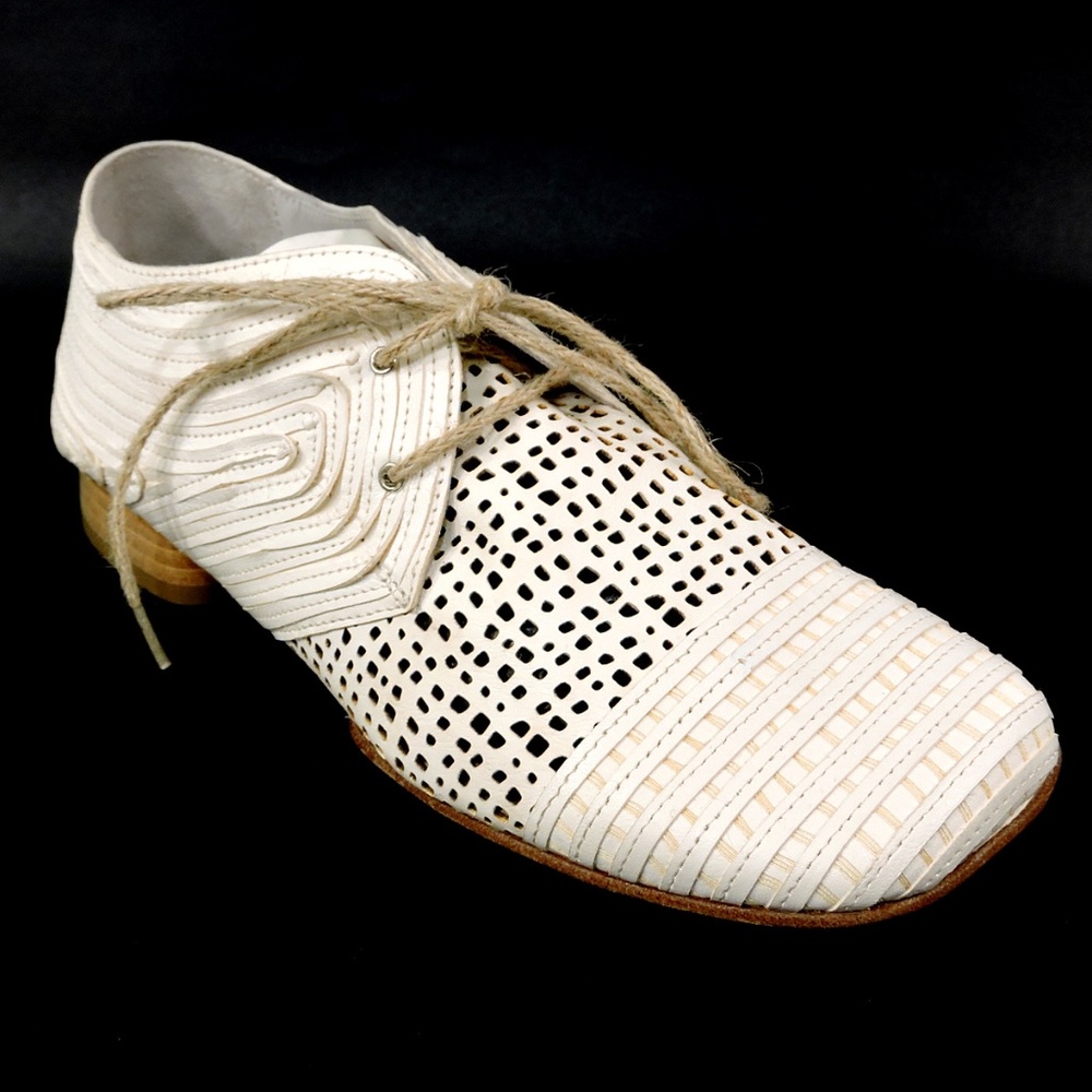 IXOS 🇮🇹 WOMEN'S BEIGE SOFT LEATHER SUMMER FASHION SHOES - Picture 3 of 8